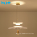 Nordic Home Designer Acrylic Metal Pendant Lamp Modern Chandelier Light